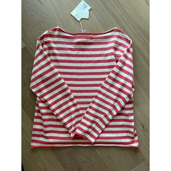 New The Great. The Sailor Sweater Size 0 Punch Stripe $225 - Picture 6 of 7